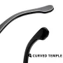 Fashion Punk Retro Polarized Round Sunglasses with Leather Strap Accents UV400 Protection Eyewear Glasses for Outdoor Travel Driving