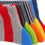 5 pares de calcetines largos de algodón para hombre, de vestir, a rayas, talla grande, talla única 43-49, para calle, hip-hop, monopatín, cómodos y a la moda.