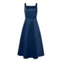 ZANZEA Womens Collect Waist A-Line Sundress Elegant Party Square Neck Tank Dress