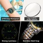 POEDAGAR Women Luxury Quartz Watch Date Dial Analog Fashion Business Casual Wrist Watch Luminous Waterproof Steel Band Lady Watch