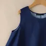 ZANZEA - Camisetas sin mangas con cuello redondo y estampado gráfico para mujer, estilo casual, estilo playero, de corte A