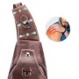 BULLCAPTAIN Men Genuine Leather Wear Resisting Textured Business Casual Brown Black Chest Bag Shoulder Crossbody Bag