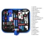 212pcs Watch Repair Tool Kit - Aluminum Alloy Watchmaker Set with Pry Knife, Screwdrivers, Pin Hammer, Band Link Tools for Watch Repairs