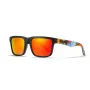 KDEAM Fashion Square Polarized Sunglasses Colorful Lenses UV400 Sports Sun Glasses for Outdoor Travel Driving Fishing