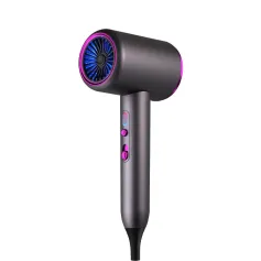 2400W プロフェッショナルヘアドライヤー 6速コントロール デュアルスイッチ ノズル付き 220V サロンヘアドライヤー 出張 自宅 寮用