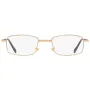 Anti Blue Light Multifocal Reading Glasses, Portable Foldable Presbyopic Glasses for Both Near Far Distances, Gold Frame Eyeglasses