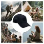 1PC Men Camouflage Baseball Cap with Hook Loop Summer Breathable Sun Hat for Fishing Hiking Outdoor Sports Easy for Hold Sunglasses