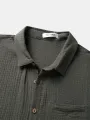 ChArmkpR Mens Shirt Solid Casual Lapel Collar Short Sleeve Shirts Summer Casual Beach Shirts