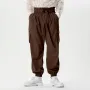 INCERUN Men Pants Tie Design Solid Color Casual Elastic Trousers Comfy Daily Solid Color Pants with Side Pockets