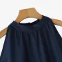 ZANZEA Elegant Style Womens Tank Vest Summer Sleeveless O-Neck Plain Casual Loose Camisoles Top