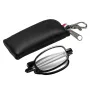 Portable Folding Reading Glasses with Buckle Storage Bag HD Anti-Blue Light Anti-Radiation Glasses Presbyopic Glasses for Women Men