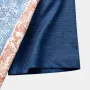 ChArmkpR Mens Shirt Vintage Geometric Print Patchwork Lapel Short Sleeve Shirts Summer Holiday Beach Shirt