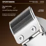 SPORTSMAN Professional Electric Hair Clipper LCD Display 1500mAh USB Rechargeable Salon Electric Hair Trimmer