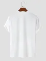 ChArmkpR Mens Geometric Tribal Stitching Short Sleeve Soft T-Shirts
