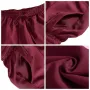 ZANZEA Women Casual Solid Color Elastic Waist Side Pockets Trouser Pants 5XL