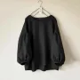 ZANZEA Women's Round Neck Drop Shoulder Lantern Sleeve Loose Casual Solid Blouses