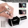 11pcs Watch Link Removal Tool Kit Watch Band Tool Chain Pin Remover Repair Tool Kit for Watch Band Adjustment Watch, Watch Bracelet Sizing And Watch Repair