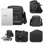 WEIXIER Men Crossbody Bag Waterproof Lightweight Fashion Casual Travel Single Shoulder Bag