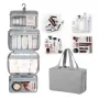 Portable Travel Foldable Waterproof Storage Toiletry Bag Wet Dry Separation Cosmetic Organizer Multifunctional Multi-Pocket Makeup Bag
