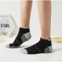 6 Pairs Mens Athletic Ankle Socks Running Cycling Sport Socks Moisture Wicking Cushion High Elastic Short Socks Comfy Breathable Casual Socks