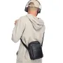 BULLCAPTAIN Genuine Leather Men Shoulder Bags Vintage Small Flap Crossbody Briefcase Handbag Vintage Messenger Bag
