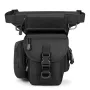 Men's Sports Tactical Waist Pack Drop Leg Bag Adjustable Strap Waterproof Oxford Fabric Crossbody Bags for Outdoor Riding Travel