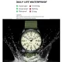 BIDEN Simple Calendar Sports Waterproof Quartz Watch Comfortable Nylon Strap Luminous Pointer Men Watch with Alloy Case