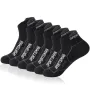 6 Pairs High Quality Men's Sports Socks Men Non Slip Athletic Short Socks Comfy Cotton Socks Breathable Run Ankle Socks