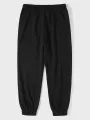 ChArmkpR Mens Japanese Vintage Geometric Pattern Patchwork Loose Drawstring Waist Pants