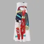 ZANZEA Ethnic Style Women's Dresses Holiday Summer Round Neck Sleeveless Printed Beach Sundress