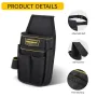 Tool bag Electrician Bag Waist Bag Thickened Canvas Oxford Cloth Hardware Tools Small Professional Tool Kit Multifunctional Waist Pack with Adjustable Belts