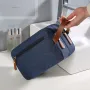 Men's Portable Travel Toiletry Bag Large Capacity Double Layered Storage Cosmetic Organizer for Gym Sports Use