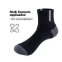YUEDGE 5pcs Men Casual Sports Cotton Socks, Thickened Sweat-absorbent Breathable Short Socks