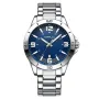 CRRJU Luxury Men's Business Watches Fashion Stainless Steel Quartz Watches Auto Date Luminous Steel Bracelet Wristwatch