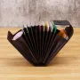 Men Genuine Leather Credit Card Holder Wallet Men Multi Card Slot ID Credit Case Card Case Money Bag Coin Purse Pocket Bag