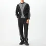 INCERUN Mens Athletic Color-Block Patchwork Two Pieces Outfit Fashion Sports Two-piece Suits Top Pant Casual Set