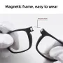 Magnetic Neck-hanging Foldable Reading Glasses, Anti-Blue Light High-definition Reading Glasses, Ultra-light Portable Hyperopia Glasses
