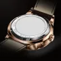 AIYISHI Men Business Luxury Quartz Watch Luminous Single Date Round Dial PU Leather Strap Watches Men's Sport Watch
