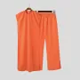 INCERUN Men Sets Muslimer Clothing Saudi Arabia Solid O-neck Sleeveless Kaftan Jubba Thobe & Pants 2PCS Islamic Men's Suits