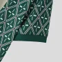 INCERUN Mens Print Crew Neck Short Sleeve T-shirt Comfortable Business Casual Green Tshirt Male S-5XL