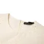 ZANZEA Elegant Style Womens Vintage Casual Cotton Crop Shirts Top Vacation Crew Neck Hollow Embroidery Blouses