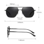 Classic Fashion Mg Aluminum Sunglasses for Men UV400 Protection Photochromic Sun Glasses Night Vision Driving Eyeglasses