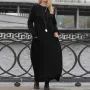 ZANZEA Women Long Sleeved Long Dress with Side Pockets Lace Patchwork Casual Long Maxi Dress for Spring Fall