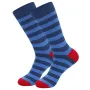 5 pares de calcetines largos de algodón para hombre, de vestir, a rayas, talla grande, talla única 43-49, para calle, hip-hop, monopatín, cómodos y a la moda.