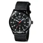 BIDEN 12/24Hours Scale Calendar Quartz Watch Outdoor Sports Luminous Waterproof Nylon Strap Men Wrist Watches