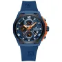 NAVIFORCE Men's Luxury Quartz Watch Waterproof Silicone Strap High Quality Sport Wristwatch for Active Lifestyle