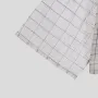INCERUN Men Shirt Mesh Transparent Plaid Lapel 3/4 Sleeve Short Shirt Fashion Casual Men Clothing Loose Button Camisas