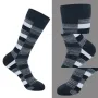5 Pairs Men's Dress Socks Cotton Colorful Striped Geometric Pattern Funny Casual Pack Novelty Business Socks Comfortable