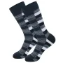 5 Pairs Men's Dress Socks Cotton Colorful Striped Geometric Pattern Funny Casual Pack Novelty Business Socks Comfortable