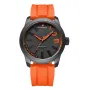 NAVIFORCE Men Sport Watch TPU Strap Simple Dial Quartz Wristwatch Waterproof Watch